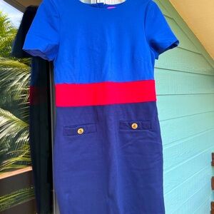 Lilly Pulitzer Nautical Colorblock Mini Dress
